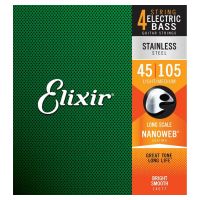 Thumbnail van Elixir 14677 Nanoweb stainless steel Longscale medium