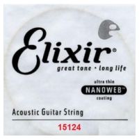 Thumbnail van Elixir 15124 Nanoweb 024 wound Acoustic guitar 80/20 bronze