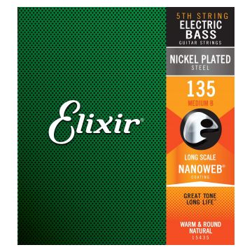 Preview van Elixir 15435 .135 Nanoweb Nickel Bass