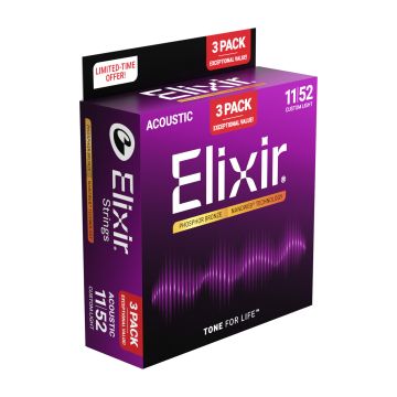 Preview van Elixir 16568 - 3 pack Nanoweb Custom light  16027