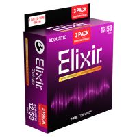 Thumbnail van Elixir 16569 - 3 pack Nanoweb Phosphor Bronze Light 16052