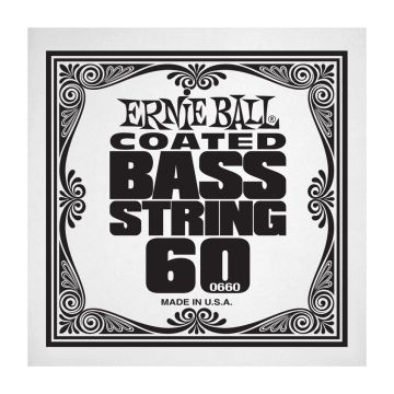 Preview van Ernie Ball 0660 Coated Nickel Wound Electric Bass String Single .060