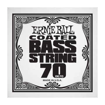 Preview van Ernie Ball 0670 Coated Nickel Wound Electric Bass String Single .070