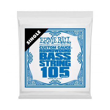 Preview van Ernie Ball 10105 SUPER LONG SCALE Nickel Wound Electric Bass String Single .105
