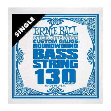 Preview van Ernie Ball 10130 SUPER LONG SCALE Nickel Wound Electric Bass String Single .130