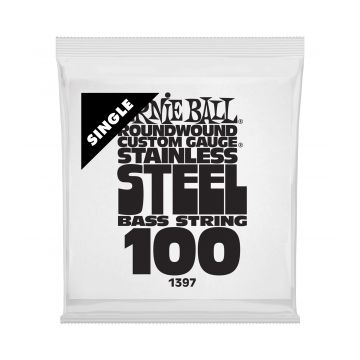 Preview van Ernie Ball 1397 Stainless Steel Electric Bass Strings Single .100