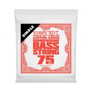 Preview van Ernie Ball 1675 Nickel Wound Electric Bass String Single .075