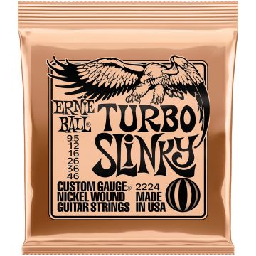 Preview van Ernie Ball 2224 Turbo Slinky Nickel plated steel