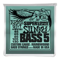 Thumbnail van Ernie Ball 2850 5 String Slinky Super Long Scale Electric Bass Strings - 45-130 Gauge