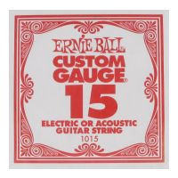 Thumbnail van Ernie Ball eb-1015 Single PLAIN STEEL ELECTRIC OR ACOUSTIC