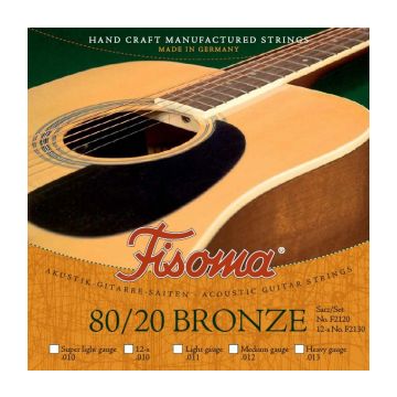 Preview van Fisoma F2120M 80/20 Medium 80/20 Bronze Acoustic