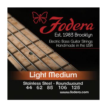 Preview van Fodera S44125TB Light Medium Stainless, 5 string Tapered B