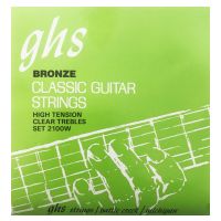 Thumbnail van GHS 2100W TIE END REGULAR CLASSICS - Hard Tension, Clear Tynex Trebles/Phosphor Bronze Basses