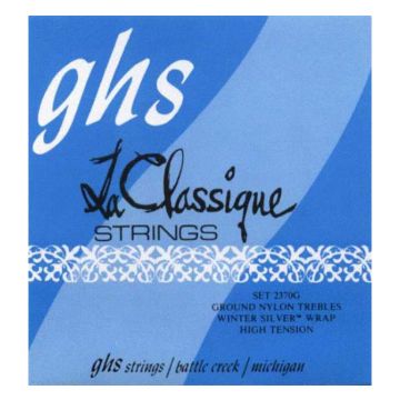 Preview van GHS 2370G LA CLASSIQUE&trade; - Hard Tension, Nylon Supreme Trebles/Winter Silver Basses Ground trebles