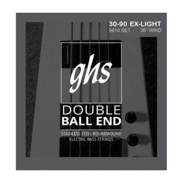 Preview van GHS 5610 DOUBLE BALL END - Extra Light (36&quot; length)  stainless Roundwound