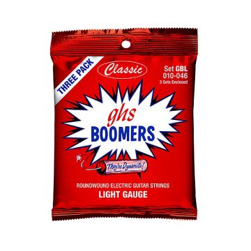 Preview van GHS GBL-3P Boomers 3-pack Roundwound Nickel-Plated Steel