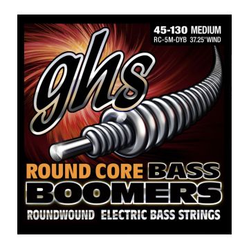 Preview van GHS RC 5M-DYB ROUND CORE BASS BOOMERS&reg; - Medium, 5 String (37.25&quot; winding)