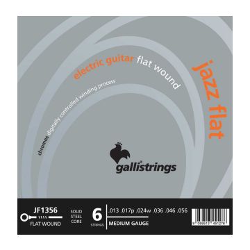 Preview van Galli JF1356  Jazz Flat Medium Chrome Steel
