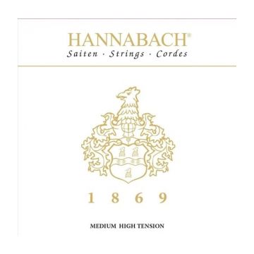 Preview van Hannabach 1869 MHT Carbon/Gold Anniversary Set medium / high tension