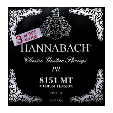 Preview van Hannabach 8158 MT Silver special Medium tension trebles only