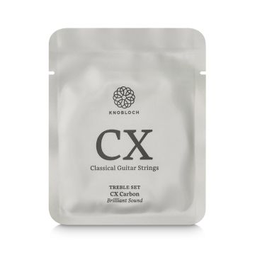 Preview van Knobloch CX 34.0 Actives Medium/High tension Double Silver CX TREBLE set (previously 400aCX)