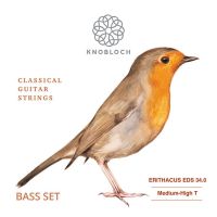 Thumbnail van Knobloch EDS 34.0 ERITHACUS BASS-pack Medium-High tension Double Silver (Basses only)