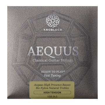 Preview van Knobloch USB 34.5 Aequus Silver Enhanced BIo Nylon Full Set High Tension 34.5