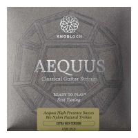 Thumbnail van Knobloch USB 35.5 Aequus Silver Enhanced BlO Nylon Full Set Extra-High Tension 35.5