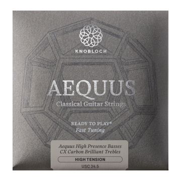 Preview van Knobloch USC 34.5 Aequus Silver Enhanced CX Carbon Full Set High Tension 34.5