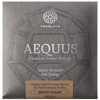 Thumbnail van Knobloch USQ 33.5 Aequus Silver Enhanced QZ Nylon Full Set Medium Tension 33.5