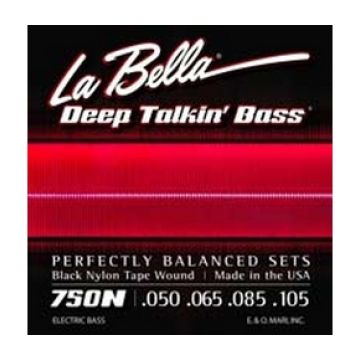 Preview van La Bella 750N Black Nylon Tape Wound