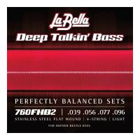 Thumbnail van La Bella 760FHB2 &ldquo;BEATLE&rdquo; BASS STAINLESS FLATS &ndash; 39-96