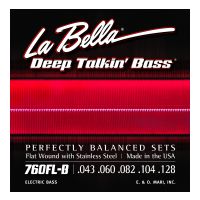 Thumbnail van La Bella 760FL-B Flatwound Stainless Steel