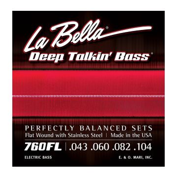 Preview van La Bella 760FL Flatwound Stainless Steel