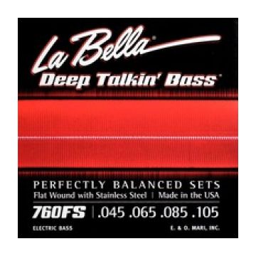 Preview van La Bella 760FS Flatwound Stainless Steel
