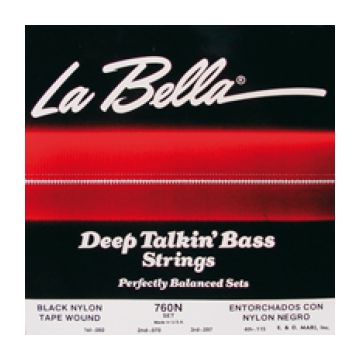Preview van La Bella 760N Black Nylon Tape Wound