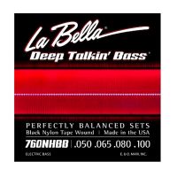 Thumbnail van La Bella 760NHBB Black Nylon Tape Wound