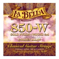 Thumbnail van La Bella 850W Concert Wound/G Gold &amp; Gold