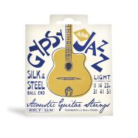 Thumbnail van La Bella GJL-BE Gypsy Jazz Silk and Steel  Ball-end  light