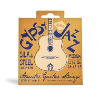 Thumbnail van La Bella GJM-LE Gypsy Jazz Silk and Steel  Loop-end  Medium
