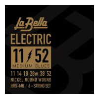 Thumbnail van La Bella HRS-MB Electric Guitar &ndash; Medium Blues 11-52