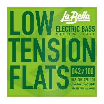 Preview van La Bella LTF-4A-M Low Tension Flats 42-100, Medium Scale