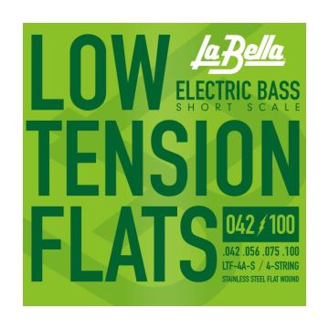 Preview van La Bella LTF-4A-S Low Tension Flats 42-100, Short Scale