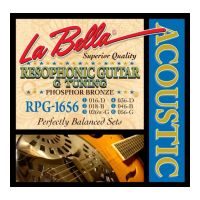 Thumbnail van La Bella RPG-1656 Resophonic &ndash; G 16-56 RESONATOR PHOSPHOR BRONZE ACOUSTIC GUITAR STRINGS 16-56 G tuning