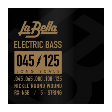 Preview van La Bella RX-N5B Roundwound Nickel