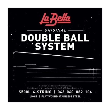 Preview van La Bella S500L Stainless Steel - Flat Wound