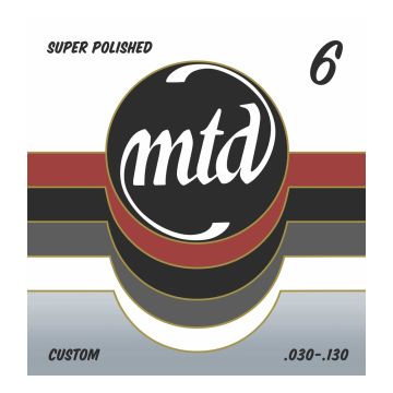 Preview van MTD SP-STR6M Super Polished Stainless 6-String Medium