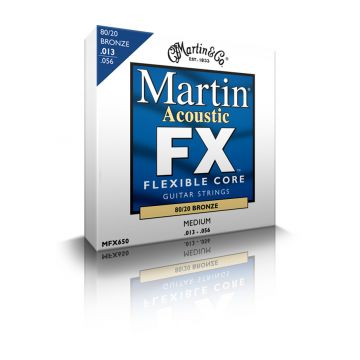 Preview van Martin MFX650 Flexible core medium 80/20 Bronze wound