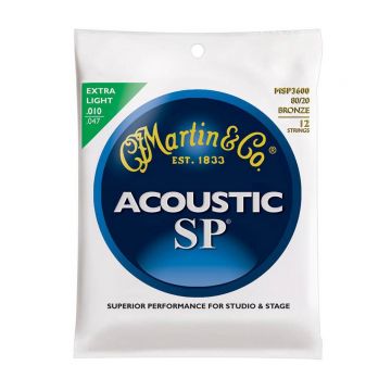 Preview van Martin MSP3600 12 string exta light Acoustic SP