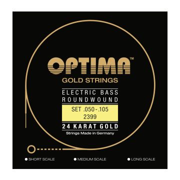 Preview van Optima 2399M Gold strings Medium 24 Karat gold MEDIUM scale